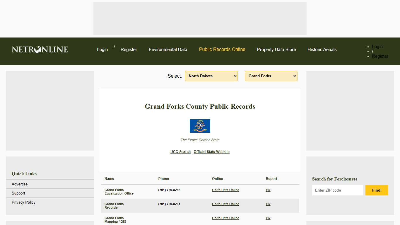 NETR Online • Grand Forks • Grand Forks Public Records, Search Grand Forks Records, Grand Forks Property Tax, North Dakota Property Search, North Dakota Assessor